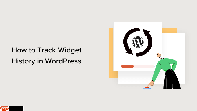 如何跟踪 WordPress 小部件历史记录（简单方法）