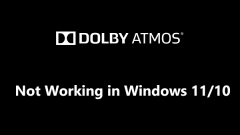 Is Dolby Atmos Not Working in Windows 11/10? Fix It via 7 Ways! - MiniTool