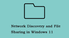 Cara Menghidupkan Penemuan Rangkaian dan Perkongsian Fail di Windows 11
