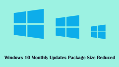 Baru: Windows 10 Bulanan Kemas kini Saiz Pakej Dikurangkan