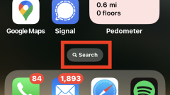 Cara mengeluarkan butang carian dari skrin utama di iPhone