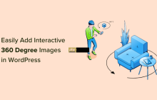 如何在 WordPress 中轻松添加交互式 360 度图像