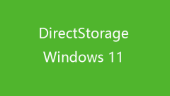 DirectStorage sur Windows 11/10: nouvelle fonctionnalité pour augmenter les jeux