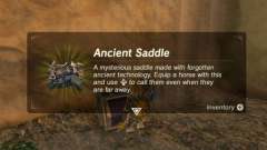 How to get the Ancient Bridle and Ancient Saddle in Zelda Breath of the Wild