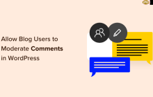 如何允许博客用户在 WordPress 中审核评论