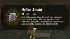 Zelda Breath of the Wild Hylian Shield location