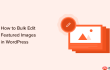 如何在 WordPress 中批量编辑精选图像