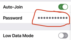 Cara melihat kata laluan Wi-Fi di iPhone