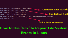 How to Use 'fsck' to Repair File System Errors in Linux