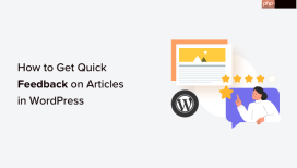 如何在 WordPress 中获得文章的快速反馈