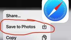 How to Save Images from Safari to iPhone & iPad