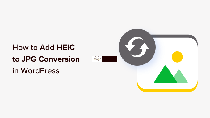 如何在 WordPress 中添加 HEIC 到 JPG 转换（简单方法）