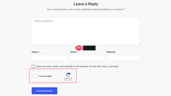 如何轻松地将 reCAPTCHA 添加到 WordPress 评论表单