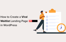 如何在 WordPress 中创建病毒式等待名单登陆页面