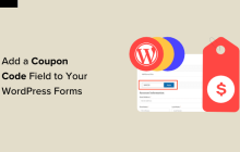 如何轻松地将优惠券代码字段添加到 WordPress 表单中