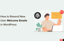 如何在 WordPress 中重新发送新用户欢迎电子邮件
