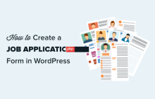 如何在 WordPress 中創(chuàng)建工作申請表（簡單）
