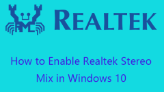 Cara Mengaktifkan REALTEK STEREO MIX Windows 10 untuk rakaman bunyi