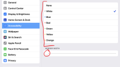 Cara menukar warna & saiz kursor di iPad