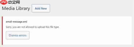 如何修复 WordPress 中的“抱歉，出于安全原因不允许此文件类型”错误