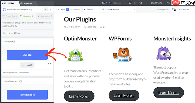 如何在 WordPress 中添加图像悬停效果（分步）
