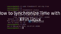 Cara memasang NTP Chrony untuk menyegerakkan masa di Linux