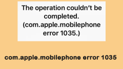 4 Solutions to the com.apple.mobilephone error 1035 on iPhone
