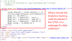 4 Options to Place the Analytics Tracking Code in the HTML