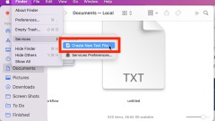 How to Create a Text File in a Folder on Mac