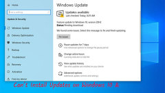 Die Schaltfl?che Updates und Problemen auf der Windows -Update -Seite k?nnen keine Updates installieren und Probleme beheben