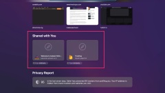 Gunakan dikongsi bersama anda di Safari di Mac untuk melihat semua pautan yang dihantar melalui mesej