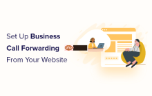 如何从您的网站设置业务呼叫转接
