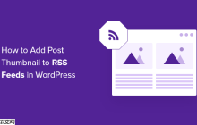 如何将帖子缩略图添加到 WordPress RSS 源