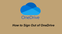 Comment se déconnecter de OneDrive | Guide étape par étape
