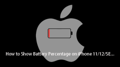 Wie zeige ich den Batterieprozentsatz auf dem iPhone 11/12/se…?