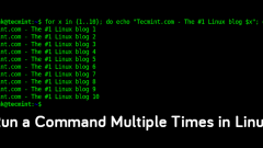Cara menjalankan arahan beberapa kali di Linux