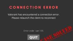 Error Code VAN 135 Valorant Happens? Pro-Level Tactics to Follow