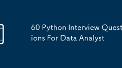 60 Python Interview Questions For Data Analyst