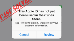 Fixed – This Apple ID Has Not Yet Been Used in the iTunes Store