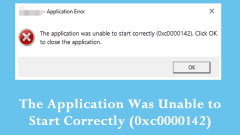 How to Get Rid of Application Error 0xc0000142 in Windows 10/11? - MiniTool