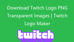 Download Twitch Logo PNG Transparent Images | Twitch Logo Maker