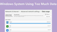 Is Windows System Using Too Much Data? Easy Guide Here