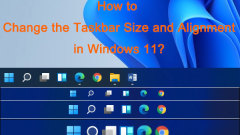 Easily Change the Taskbar Size & Alignment on Windows 11