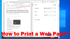 How to Print a Web Page in Chrome, Edge, Firefox, and Safari?
