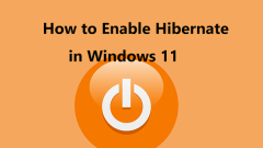 Comment activer ou désactiver l'hibernate dans Windows 11 (3 fa?ons)