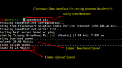 Bagaimana untuk menguji kelajuan internet anda secara bidirection dari baris arahan menggunakan ' Speedtest-cli ' Alat
