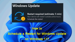 How to Schedule a Restart for Windows Update on Windows 11? - MiniTool