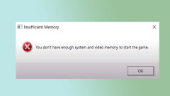 Cara Memperbaiki Anda Tidak Mempunyai Sistem dan Memori Video Cukup