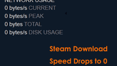 La vitesse de téléchargement Steam tombe à 0: comment le résoudre sur PC?