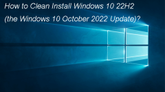 Comment nettoyer l'installation de Windows 10 22H2 (la mise à jour 2022) à partir de l'USB? - Minitool